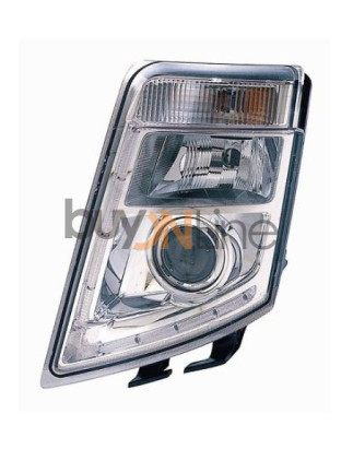 FARO FANALE PROIETTORE DX XENON LED MANUALE CON LED CROMATA