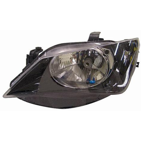 FARO FANALE PROIETTORE DX 1 H4 NERA ELETTRICA SEAT IBIZA