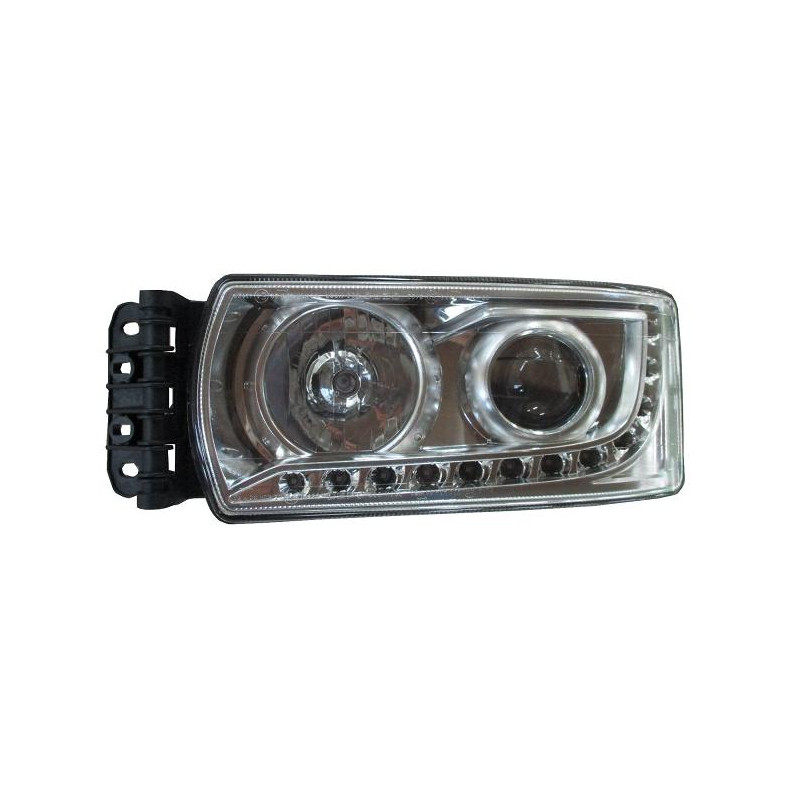 FARO FANALE PROIETTORE SX XENON LED MANUALE A LED IVECO STRALIS 2003 2019 OEM 5801639077
