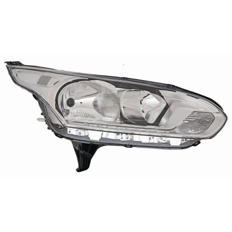 FARO FANALE PROIETTORE SX H7,H15 CROMATA FORD TRANSIT/TOURNEO