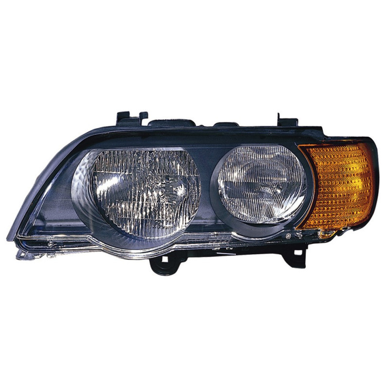 FARO FANALE PROIETTORE DX H7 ARANCIO BMW X5 (E53) 2000 2007 OEM 63126930206
