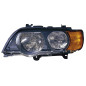 FARO FANALE PROIETTORE DX H7 ARANCIO BMW X5 (E53) 2000 2007 OEM 63126930206