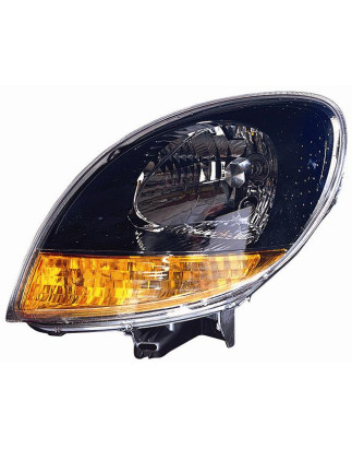 FARO FANALE PROIETTORE SX H4 NERA ARANCIO ELETTRICA RENAULT