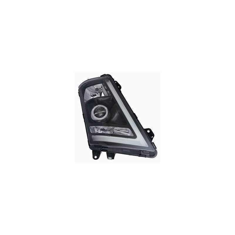 FARO FANALE PROIETTORE DX XENON LED MANUALE NERA A LED VOLVO TRUCK FH16 2013  OEM 21221145
