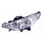 FARO FANALE PROIETTORE SX 2H7,H1 CROMATA PEUGEOT 207 (WD/WA/WC) 2006 2014 OEM 620896