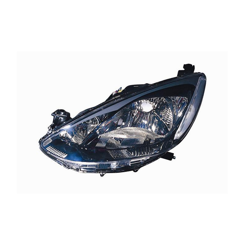 FARO FANALE PROIETTORE DX H4 NERA ELETTRICA MAZDA 2 (DE/DH) 2007 2014 OEM DF71510K0G