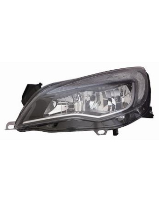 FARO FANALE PROIETTORE SX 2H7 NERA CROMATO OPEL ASTRA J 5D/S W