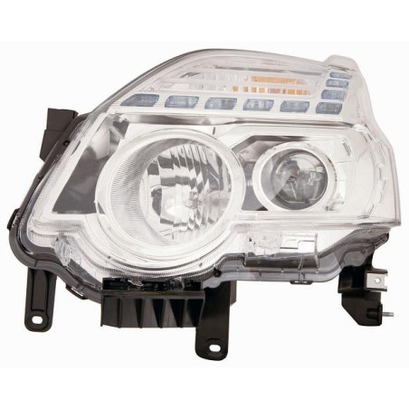 FARO FANALE PROIETTORE SX H11,H1 CROMATA ELETTRICA NISSAN