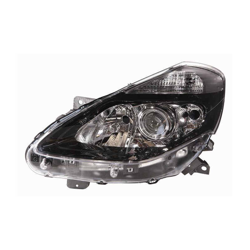 FARO FANALE PROIETTORE DX H1,H7 NERA ELETTRICA RENAULT CLIO III (BR0 1/CR0 1) 2009 2013 OEM 260104676R