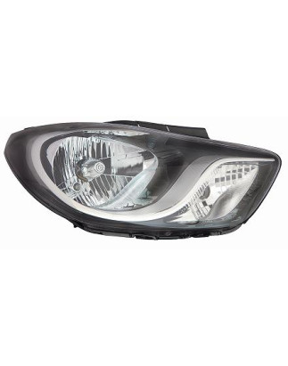FARO FANALE PROIETTORE DX H4 NERA HYUNDAI i10 I (PA) 2010 2013