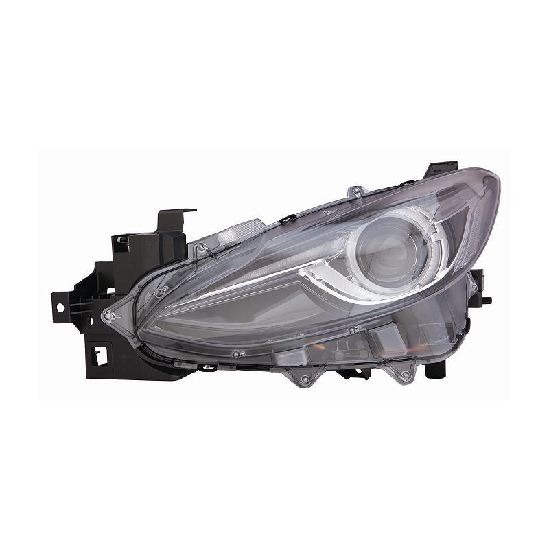 FARO FANALE PROIETTORE DX XENON LED NERA LED MAZDA 3 SDN-H/B (BM/BN) 2013 2016 OEM BHR251031A