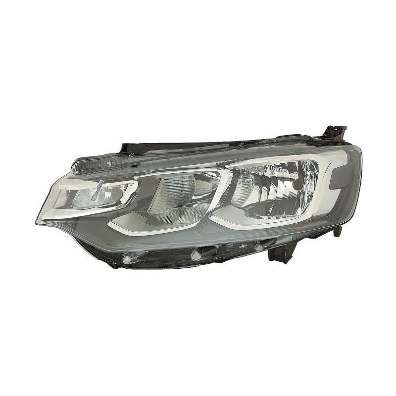 FARO FANALE PROIETTORE DX H7,H1 NERA ELETTRICA CITROEN C-ELYSEE (DD) 2013 2016 OEM 9817297880