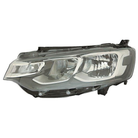 FARO FANALE PROIETTORE DX H7,H1 NERA ELETTRICA CITROEN C-ELYSEE