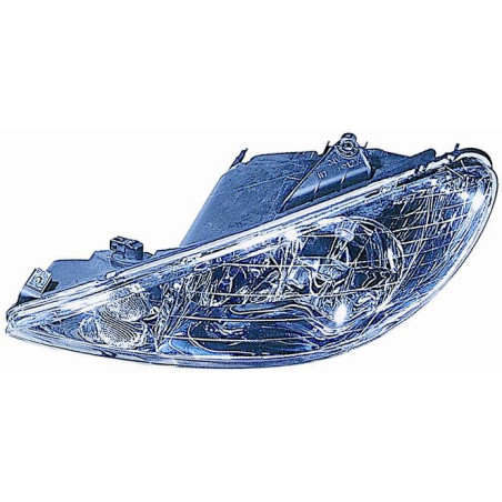 FARO FANALE PROIETTORE DX H7,H7 ELETTRICA PEUGEOT 206