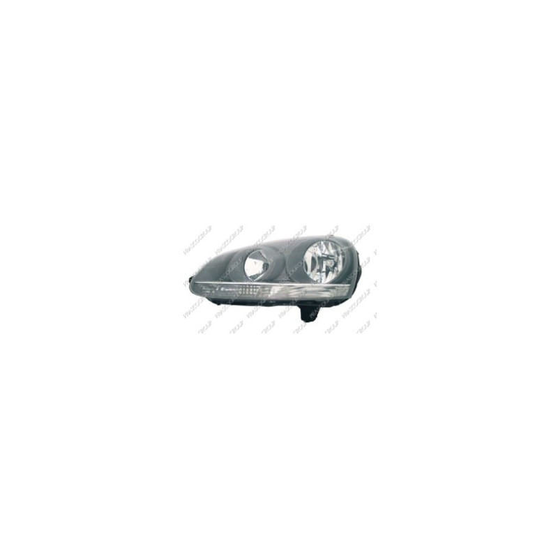 FARO FANALE PROIETTORE SX H7,H7 GRIGIA SCURA ELETTRICA VOLKSWAGEN GOLF V (1K1) 2004 2008 OEM 1K6941029C