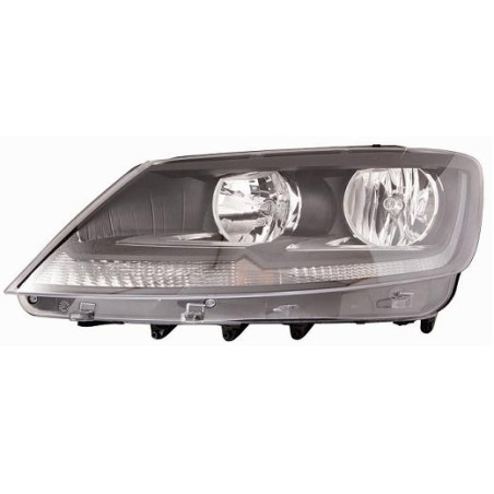 FARO FANALE PROIETTORE DX H7,H15 NERA SEAT ALHAMBRA (710/711)
