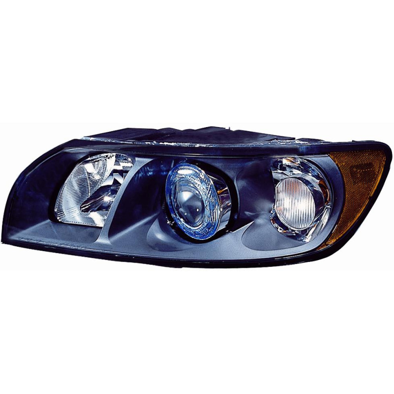 FARO FANALE PROIETTORE SX XENON NERA VOLVO S40 (544) 2004 2007 OEM 31335245