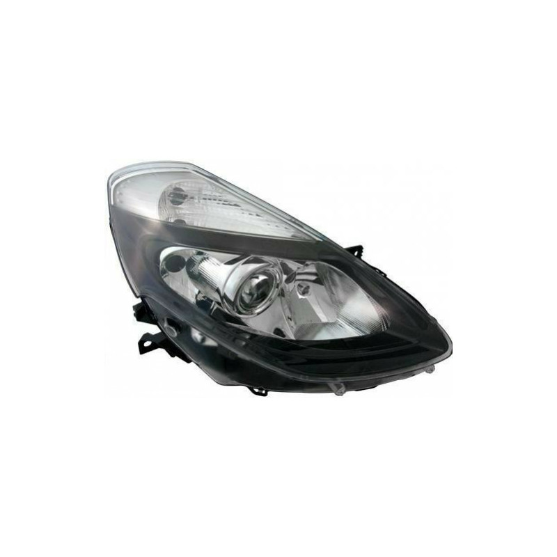 FARO FANALE PROIETTORE DX H1/H7/H7 ELETTRICA NERA ELETTRICA RENAULT CLIO III (BR0 1/CR0 1) 2009 2013 OEM 260104676R