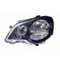 FARO FANALE PROIETTORE SX H7,H1 NERA VOLKSWAGEN POLO (9N3) 2005 2009 OEM 6Q1941007AP