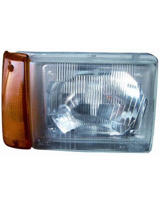 FARO FANALE PROIETTORE DX H5 *TYC* ELETTRICA ARANCIO FIAT PANDA