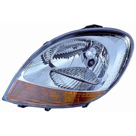 FARO FANALE PROIETTORE DX H4 ARANCIO ELETTRICA NISSAN KUBISTAR