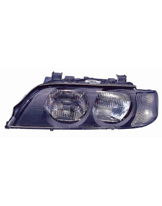 FARO FANALE PROIETTORE DX H7 NERA BIANCO ELETTRICA BMW SERIES 5