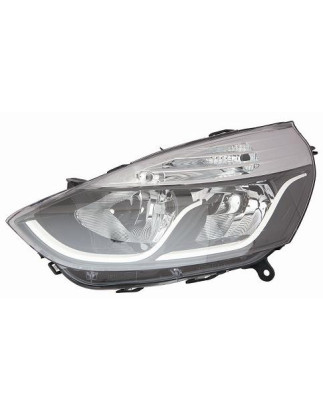 FARO FANALE PROIETTORE DX H7,H1 NERA BIANCO RENAULT CLIO IV