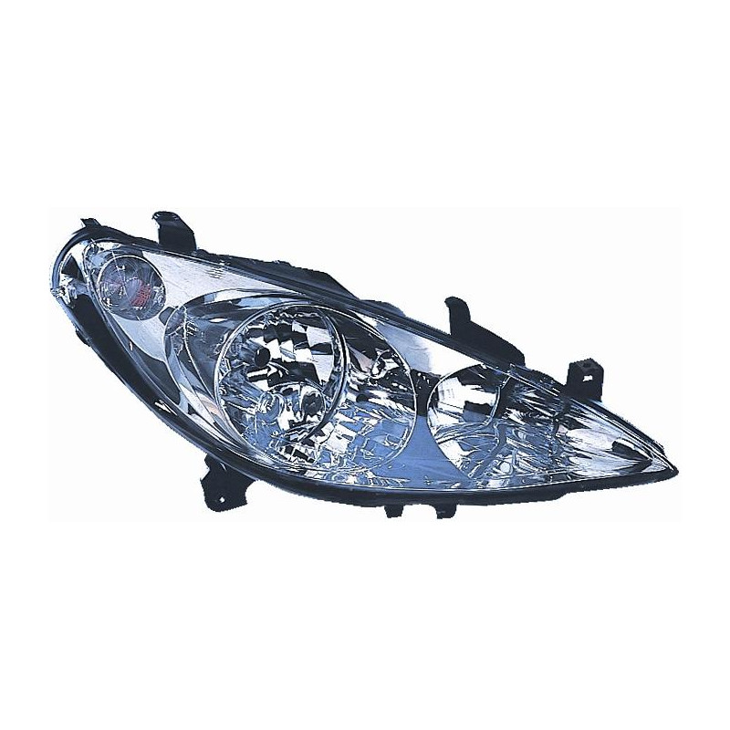 FARO FANALE PROIETTORE DX H7,H1 VALEO SENZA FENDINEBBIA ELETTRICA PEUGEOT 307 (3A/3C) 2001 2005 OEM 6205ZP