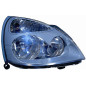 FARO FANALE PROIETTORE DX H1,H7 GRIGIA ELETTRICA RENAULT CLIO II/CAMPUS/THALIA (BB/CB) 2001 2006 OEM 7701057658