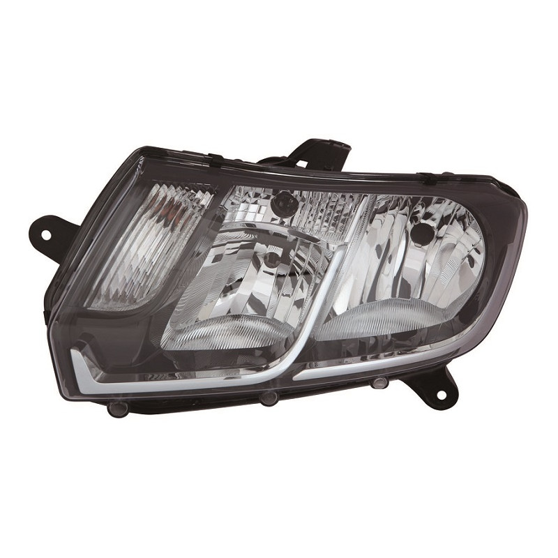FARO FANALE PROIETTORE SX 4 H7,H1,PY24W,W21,5W ELETTRICA DACIA LOGAN-MCV II 2012 2016 OEM 260607796R