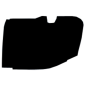 COPRIGANCIO PARAURTI ANT NERO VOLKSWAGEN AMAROK P/U (S6/S7) 2010 2016 OEM 2H08071559B9