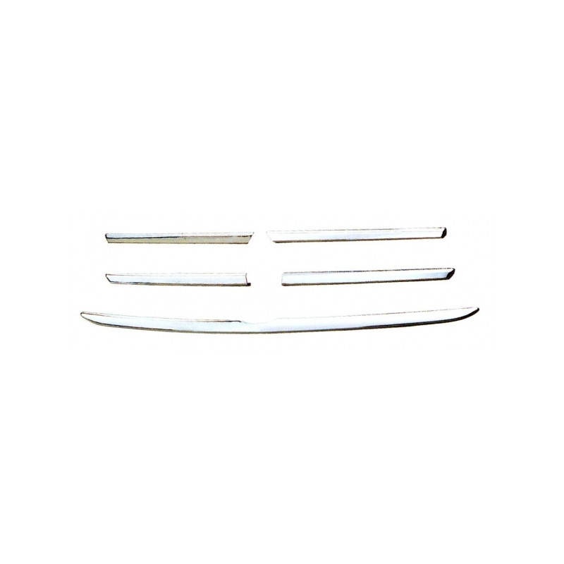 KIT MODANATURA GRIGLIA RADIATORE CROMATE 5 PEZZI MERCEDES-BENZ ML (W163) 1998 2005 OEM A1638801085