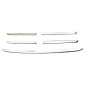KIT MODANATURA GRIGLIA RADIATORE CROMATE 5 PEZZI MERCEDES-BENZ ML (W163) 1998 2005 OEM A1638801085