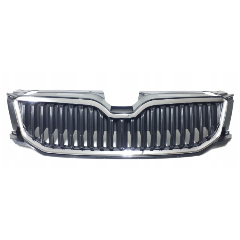 GRIGLIE PARAURTI ANT NERA CROMATA SKODA OCTAVIA 6 (5E3/NL3/NR3/5E5/5E6) 2013 2017 OEM 5E0853651