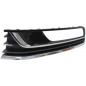 GRIGLIE PARAURTI ANT SX NERA LUCIDA CROMATI VOLKSWAGEN PASSAT (362/365) 2011 2015 OEM 3AA854661B9B9