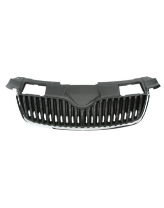 GRIGLIE PARAURTI ANT NERA CROMATA SKODA FABIA (542/545) 2010