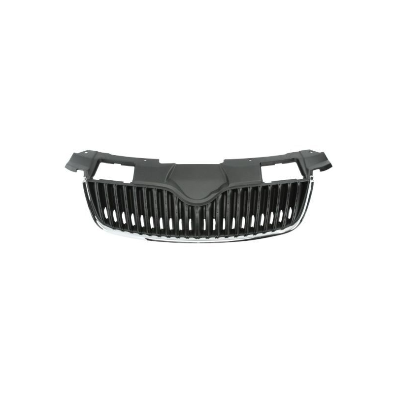 GRIGLIE PARAURTI ANT NERA CROMATA SKODA FABIA (542/545) 2010 2014 OEM 5J0853668C9B9