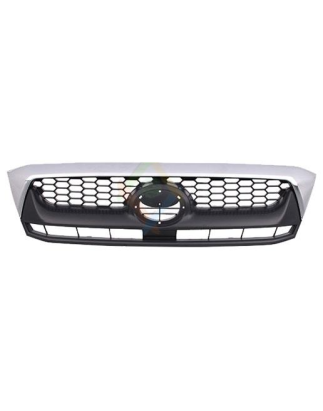 GRIGLIE PARAURTI ANT NERA-CROMATA TOYOTA HI-LUX 2WD/4WD