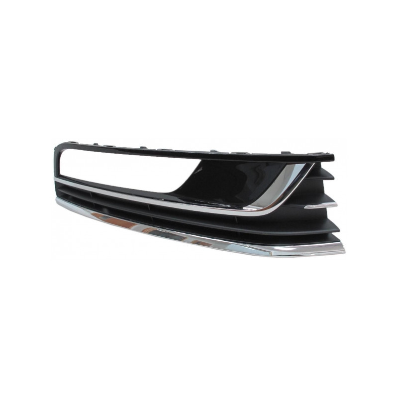GRIGLIE PARAURTI ANT DX NERA LUCIDA CROMATI VOLKSWAGEN PASSAT (362/365) 2011 2015 OEM 3AA854662B9B9