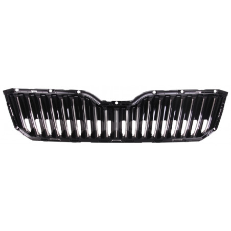 GRIGLIE RADIATORE NERA LUCIDA CROMATA SKODA SUPERB (3V3/3V5)