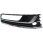 GRIGLIE PARAURTI ANT DX 3 NERA LUCIDA CROMATI VOLKSWAGEN PASSAT (362/365) 2011 2015 OEM 3AA854662C9B9