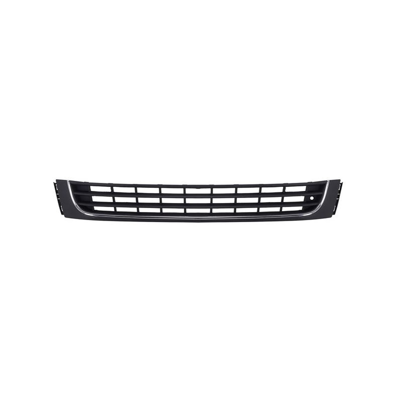 GRIGLIE PARAURTI ANT CENTRALE NERA CROMATA VOLKSWAGEN AMAROK P/U (S6/S7) 2010 2016 OEM 2HH8536779B9