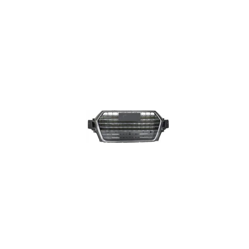 GRIGLIE PARAURTI ANT CENTRALE NERA E SATINATA AUDI Q7 (4MB/4MG/4MQ) 2015 2019 OEM 4M0853651JMX3