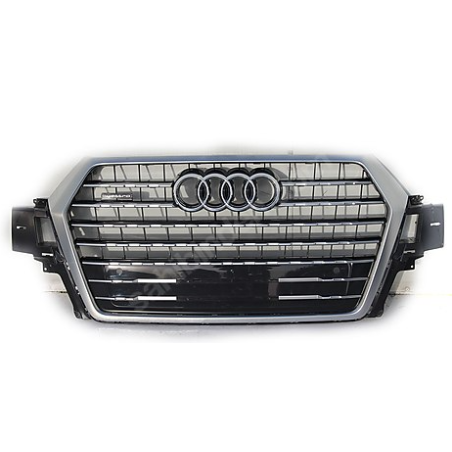GRIGLIE PARAURTI ANT CENTRALE NERA E SATINATA AUDI Q7