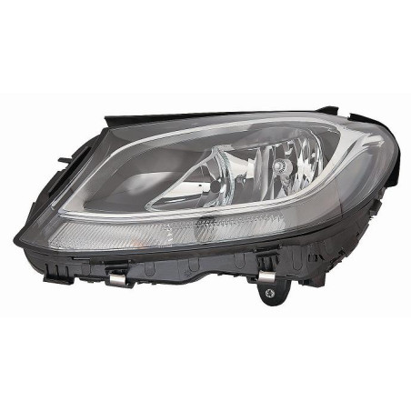 FARO FANALE PROIETTORE SX H7,H7,PWY24W LED NERA MERCEDES-BENZ C