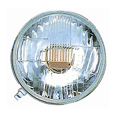 FARO FANALE PROIETTORE DX/SX CROMATO ASIMMETRICO SENZA LUCE DI E