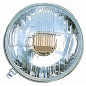 FARO FANALE PROIETTORE DX/SX CROMATO ASIMMETRICO SENZA LUCE DI E SENZA CORNICE FIAT 500 F / L / R 1965 1975 OEM 32540014