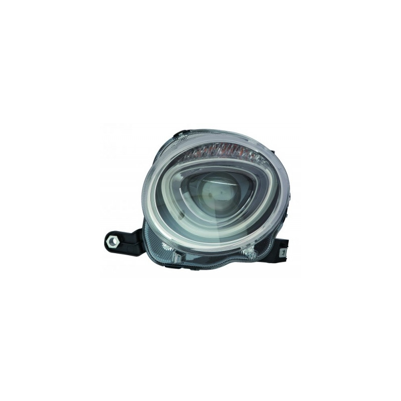 FARO FANALE PROIETTORE DX H7 FIAT 500 (312) 2007 2015 OEM 52088871