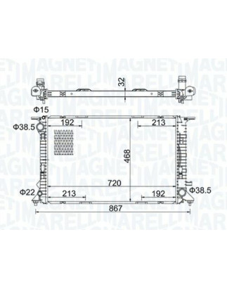 RADIATORI AUDI A4 (8KH/8K2/8K5) 2007 2011 OEM 8K0121251H