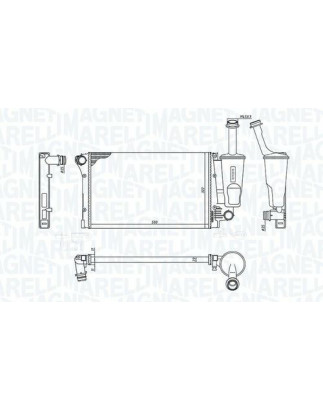 RADIATORI FIAT PANDA (169) 2003 2014 OEM 51773191